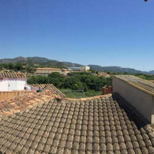 Vista general de pueblo